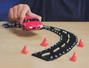 Race Car Play Dough